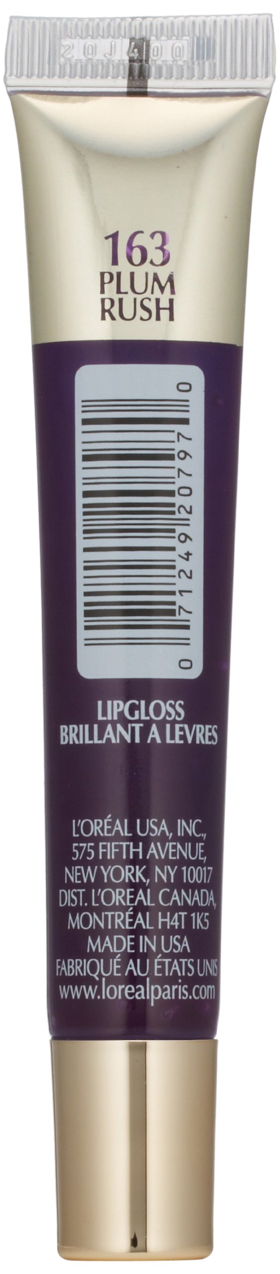 L'Oréal Paris Colour Riche Le Gloss, Plum Rush, 0.4 fl. oz.