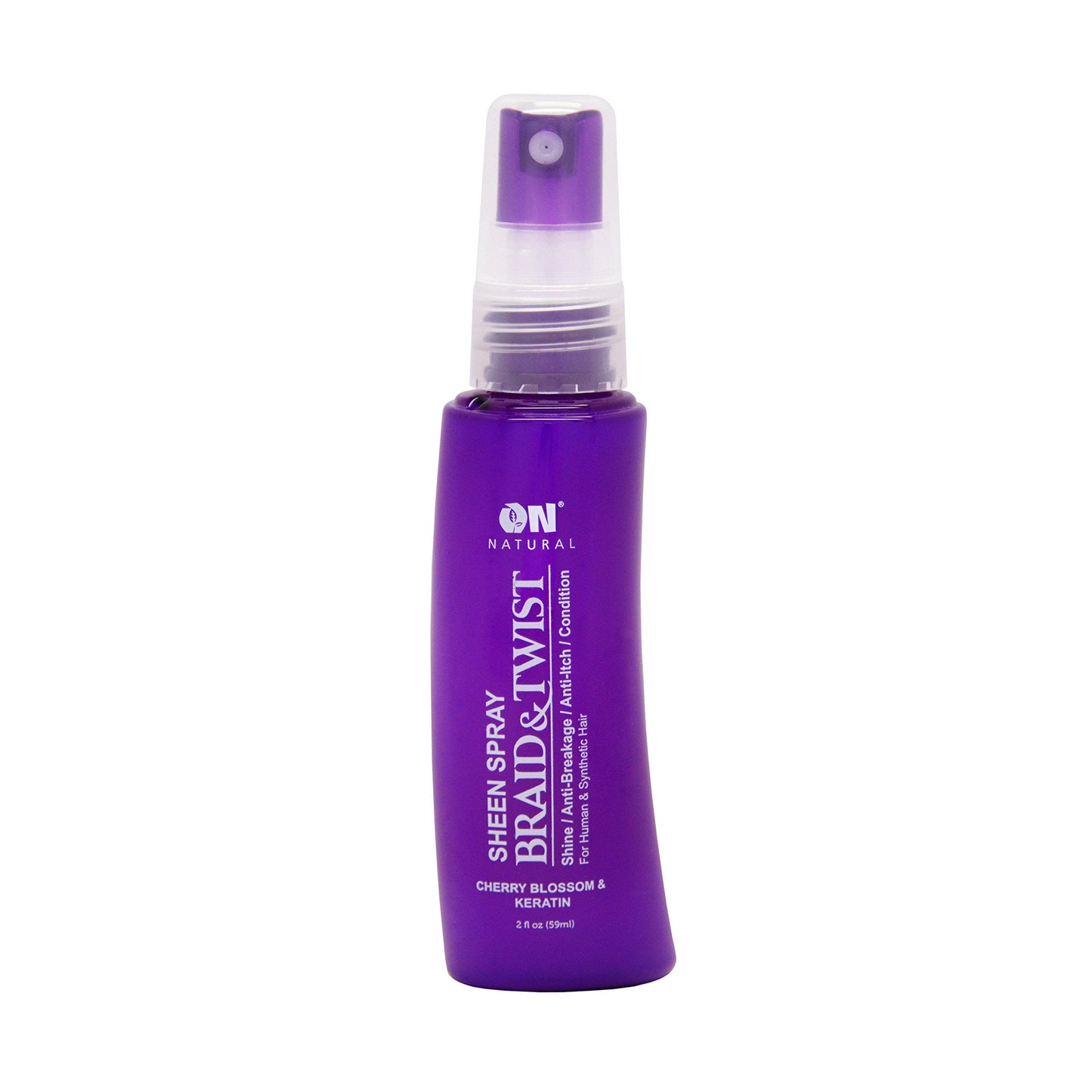 On Natural Sheen Spray Braid & Twist 2 oz - Cherry Blossom & Keratin Beauty & Personal Care On Natural