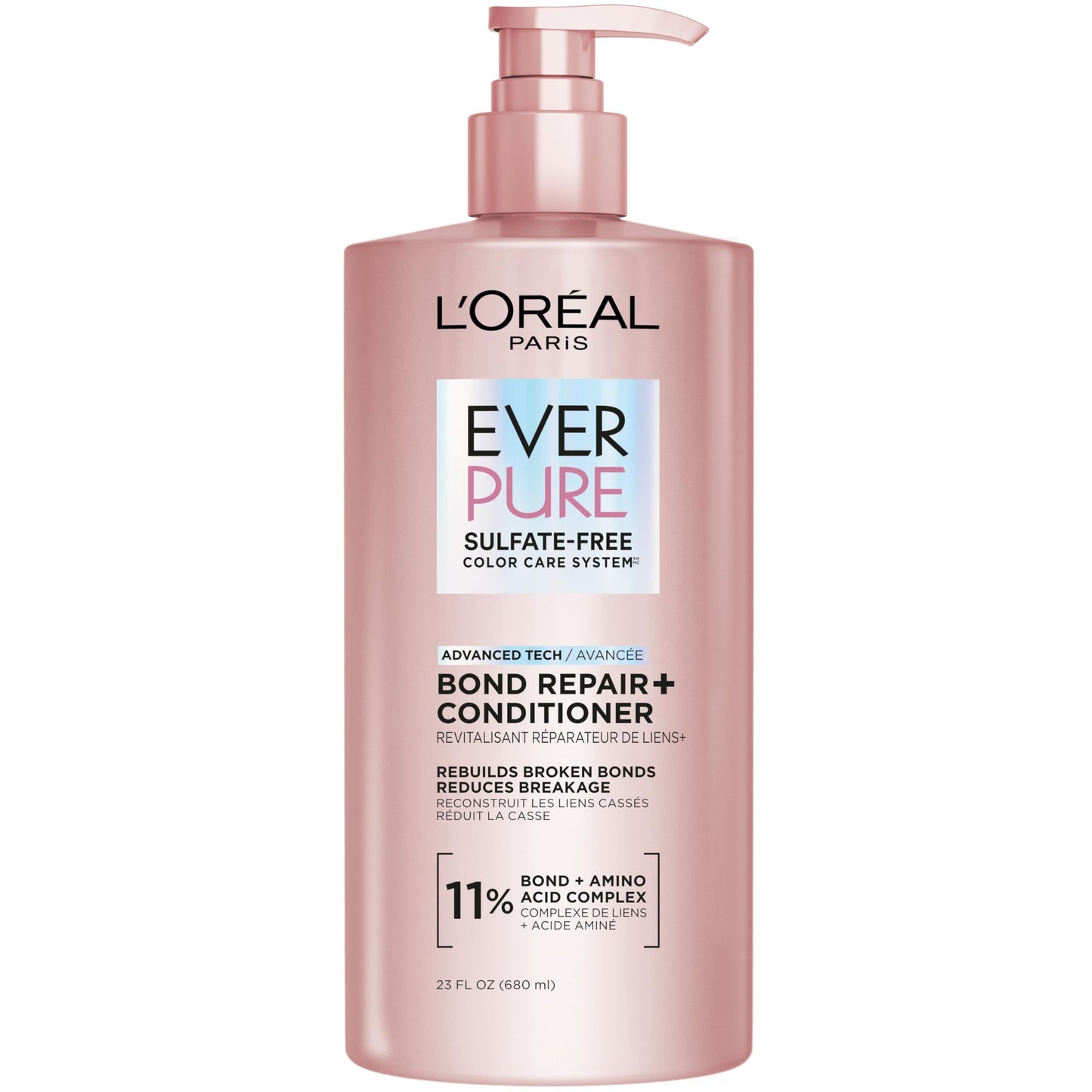 L'Oreal Paris Sulfate Free Bond Repair+ Conditioner, Hair Conditioner with Bond + Amino Acid Complex, Strengthens and Repairs Damaged or Color Treated Beauty & Personal Care L'Oreal Paris