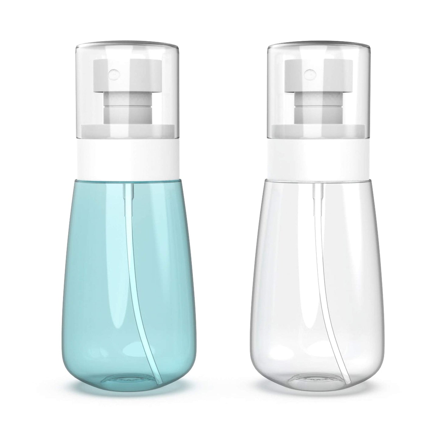 RELANOR Pack 2 Small Spray Bottle Travel Size 2oz/60ml - Fine Mist Mini Empty Spray Bottles - Leak Proof - for Toners, Face & Hair Mist Beauty and Personal Care RELANOR