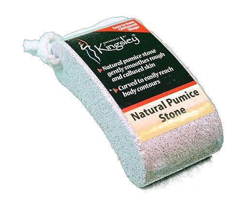 Kingsley Pillow Shaped Natural Pumice Stone On Rope Beauty & Personal Care Kingsley
