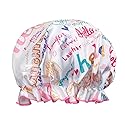 allydrew Reusable Women's Waterproof Shower Caps for Long Hair, Hello Laughter Beauty & Personal Care allydrew