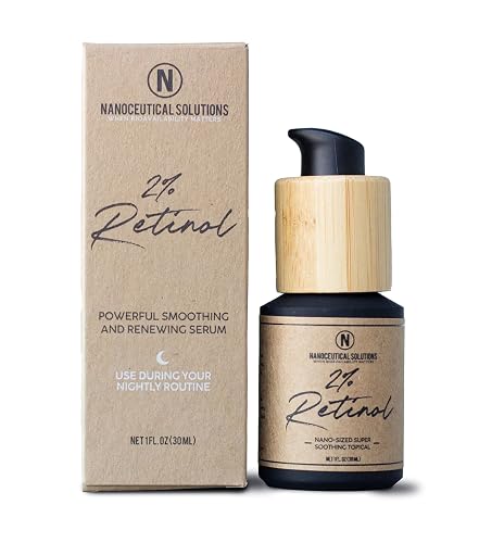 NANO RETINOL 2% collagen-boosting, wrinkle-reducing, potent hydrating serum, penetrates deep into skin leaving youthful looking complexion Beauty & Personal Care Nanoceutical Solutions