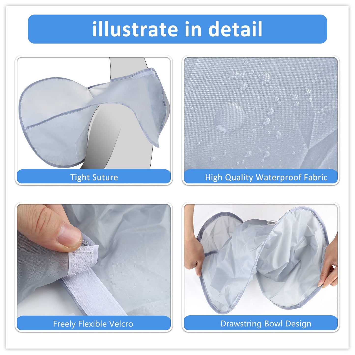 Beard Bib Apron, Non-Stick Beard Cape Grooming Cloth, Waterproof Hair Catcher for Men Shaving & Trimming Beauty and Personal Care Woonsoon