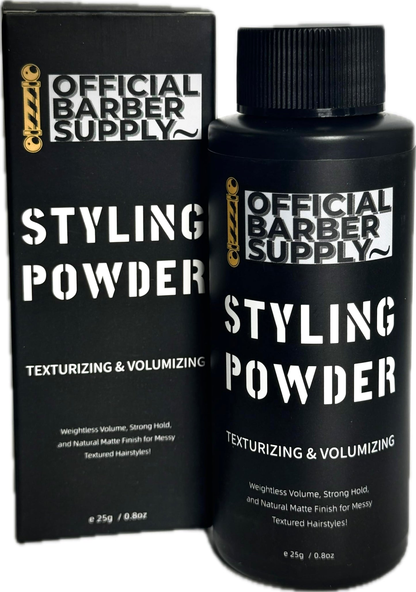 OFFICIAL BARBER SUPPLY Styling Powder for Men - Volumizing, Texturizing, & High Hold Hair Powder - Matte Finish, Lightweight, Easy to Apply, No Greasy Beauty & Personal Care OFFICIAL BARBER SUPPLY