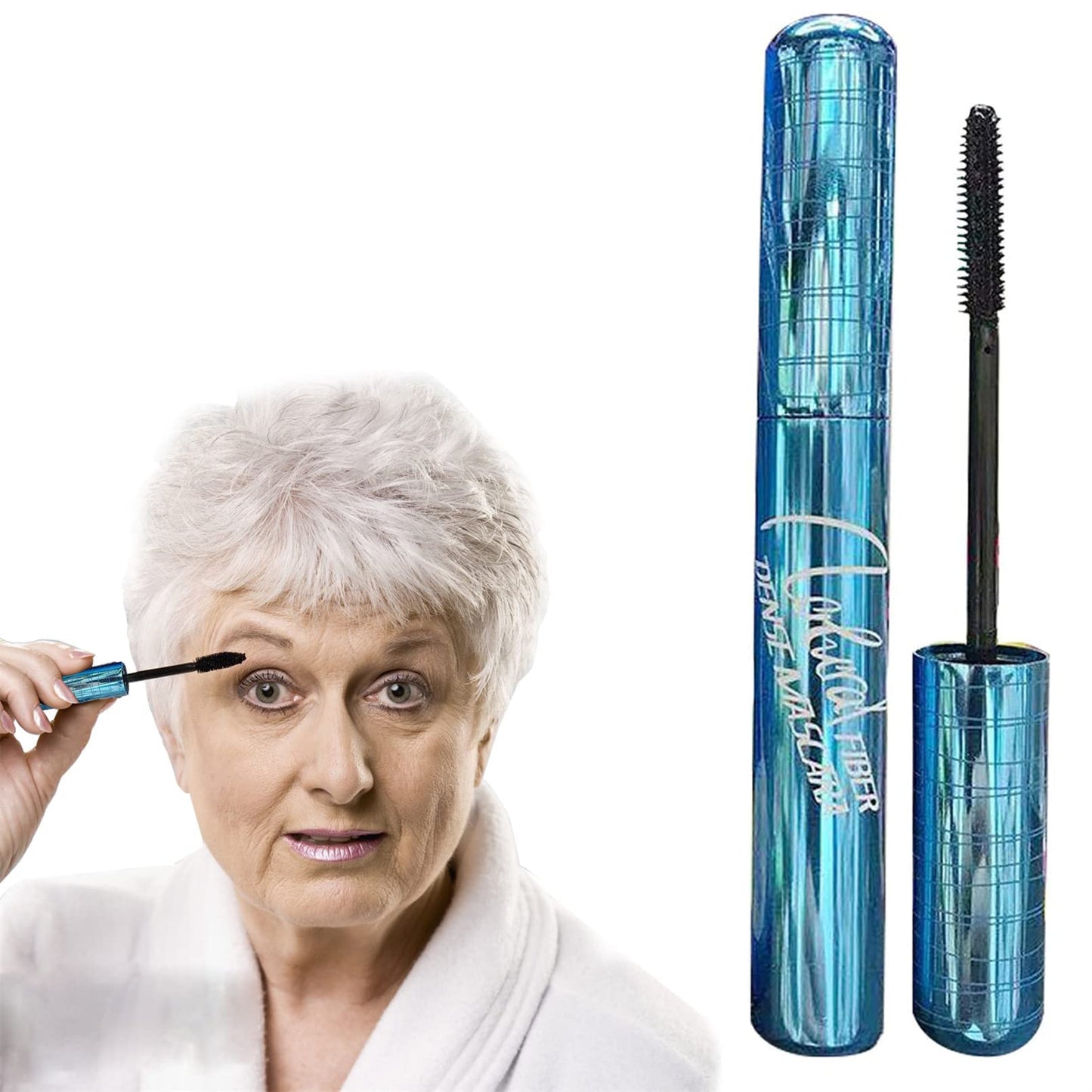 Mascara for Older Women 60 Plus, Mascara for Seniors with Thinning Lashes, Hypoallergenic Sensitive Eyes, Black Volume and Length, Waterproof Smudge Beauty and Personal Care dootdott