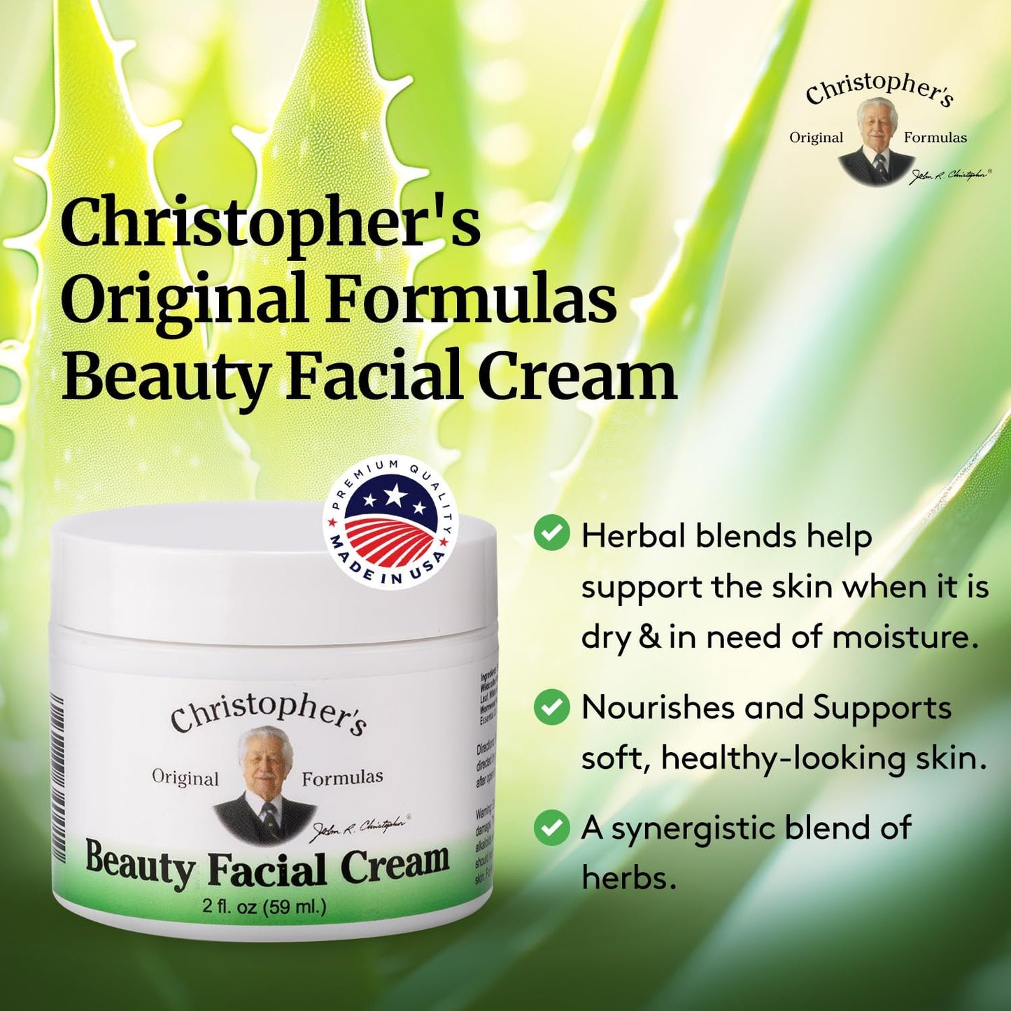 Christopher's Original Formulas Beauty Facial Cream, 2 oz (2 Pack) Beauty & Personal Care Christopher's Original Formulas