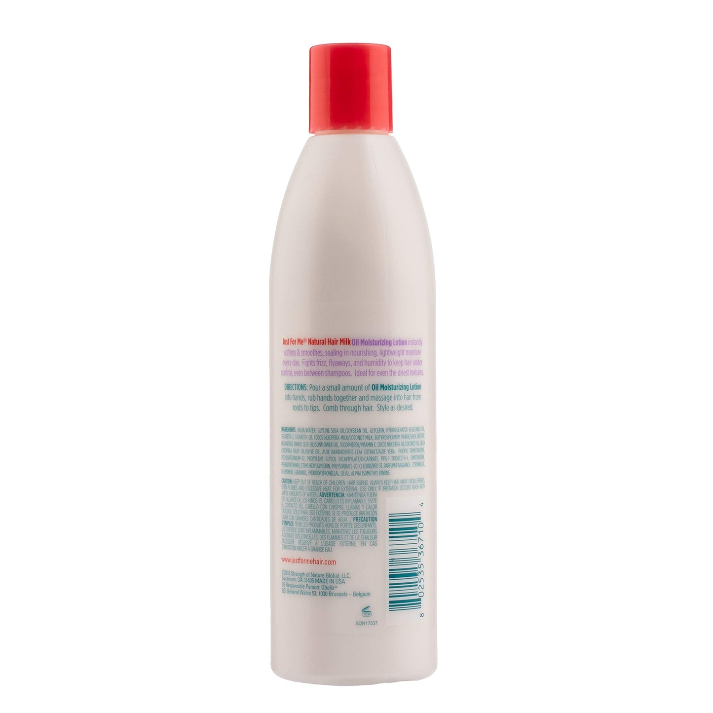 Just for Me Natural Hair Milk Lotion - Hydrates & Strengthens, Contains Coconut Milk, Shea Butter, Vitamin E, & Sunflower Oil, Lightweight Moisture Beauty & Personal Care Just For Me