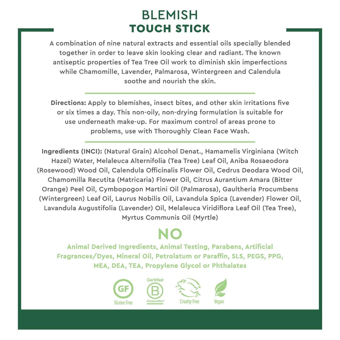 Desert Essence Herbal Blemish Touch Stick with Natural Extracts & Essential Oils - .31 Fl Ounce - Antiseptic Tea Tree Oil - Chamomile - Lavender Beauty & Personal Care Desert Essence