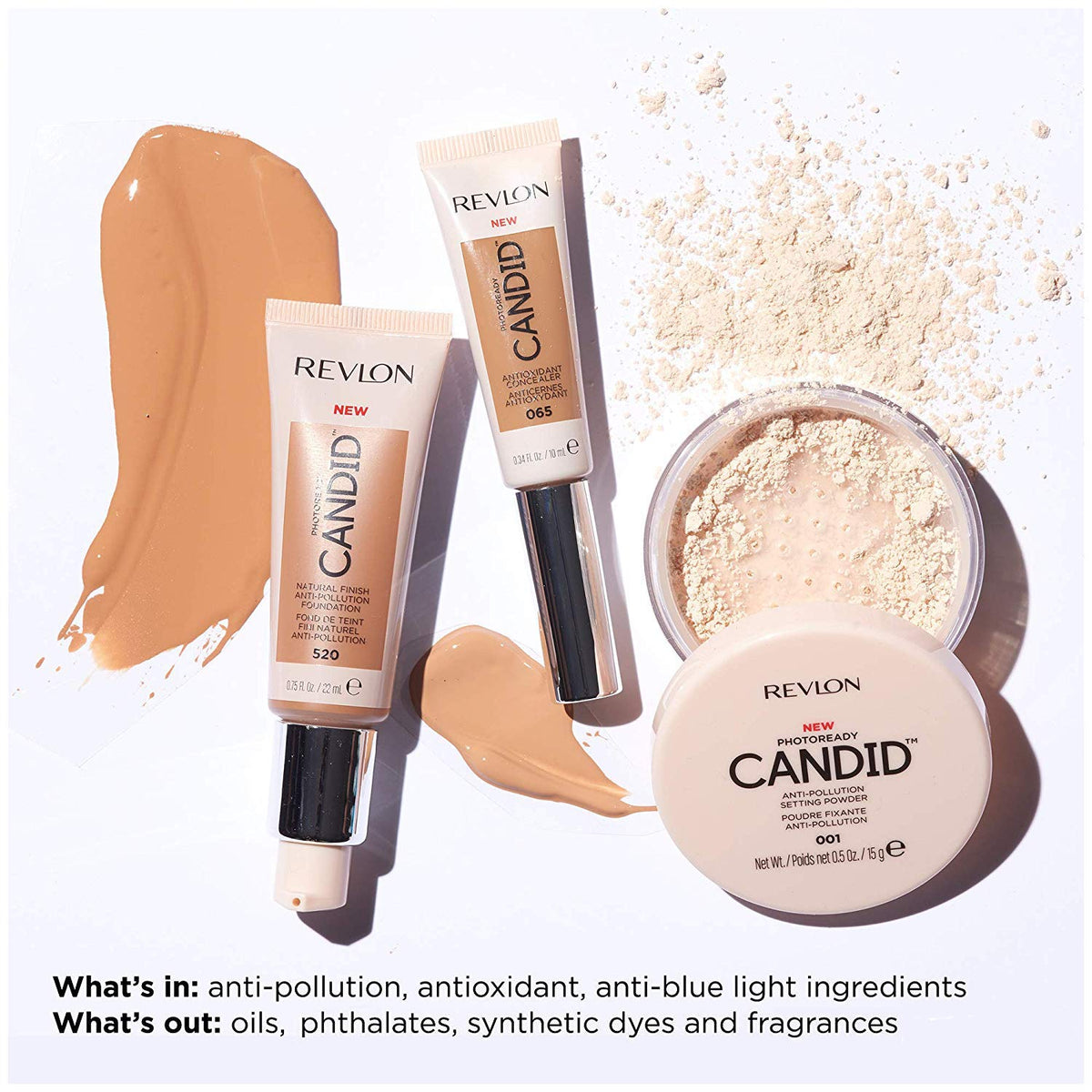 Revlon Concealer Stick, PhotoReady Candid Face Makeup with Anti-Pollution &Antioxidant Ingredients,Longwear Medium-Full Coverage Infused Beauty & Personal Care REVLON