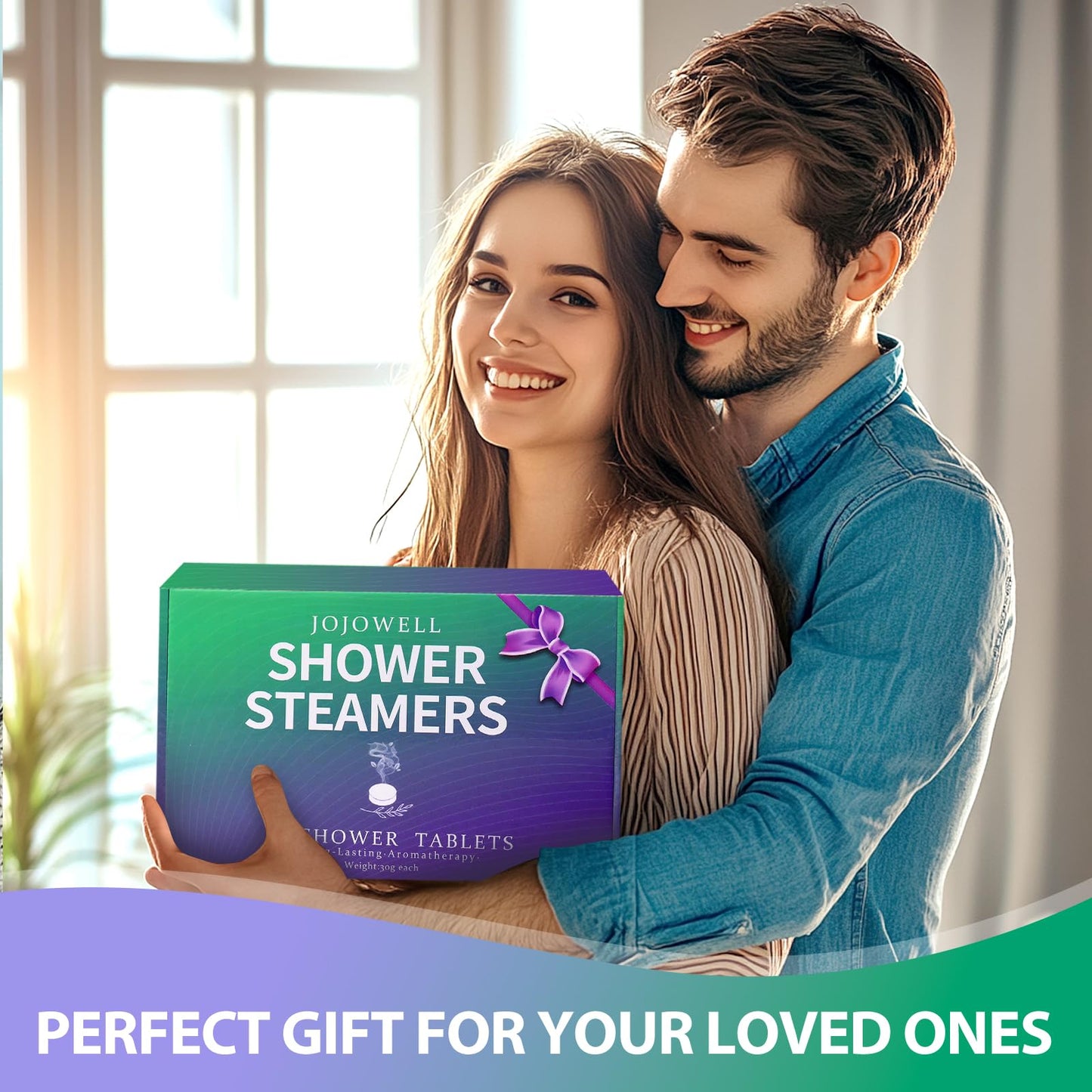 Shower Steamers Aromatherapy -12 Pack Birthday Gifts for Women Men, Shower Bombs with Essential Oils, Eucalyptus for Shower, Nasal Relief, Self Care Beauty and Personal Care JoJowell