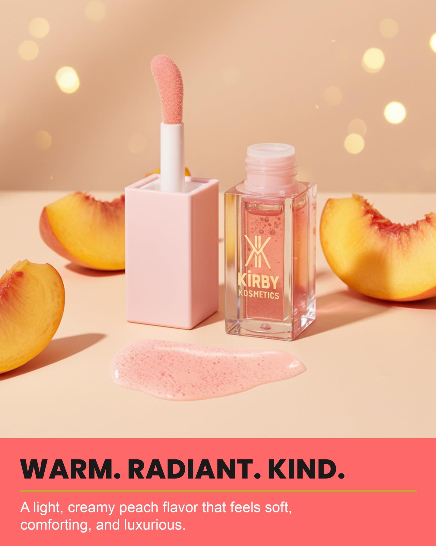 Kirby Kosmetics DivineDiva Lip Oil - TikTok-Viral Moisturizing & Hydrating High-Shine Lip Gloss with Hyaluronic, Coconut & Argan Oils - Vegan Lip Care Beauty & Personal Care Kirby Kosmetics