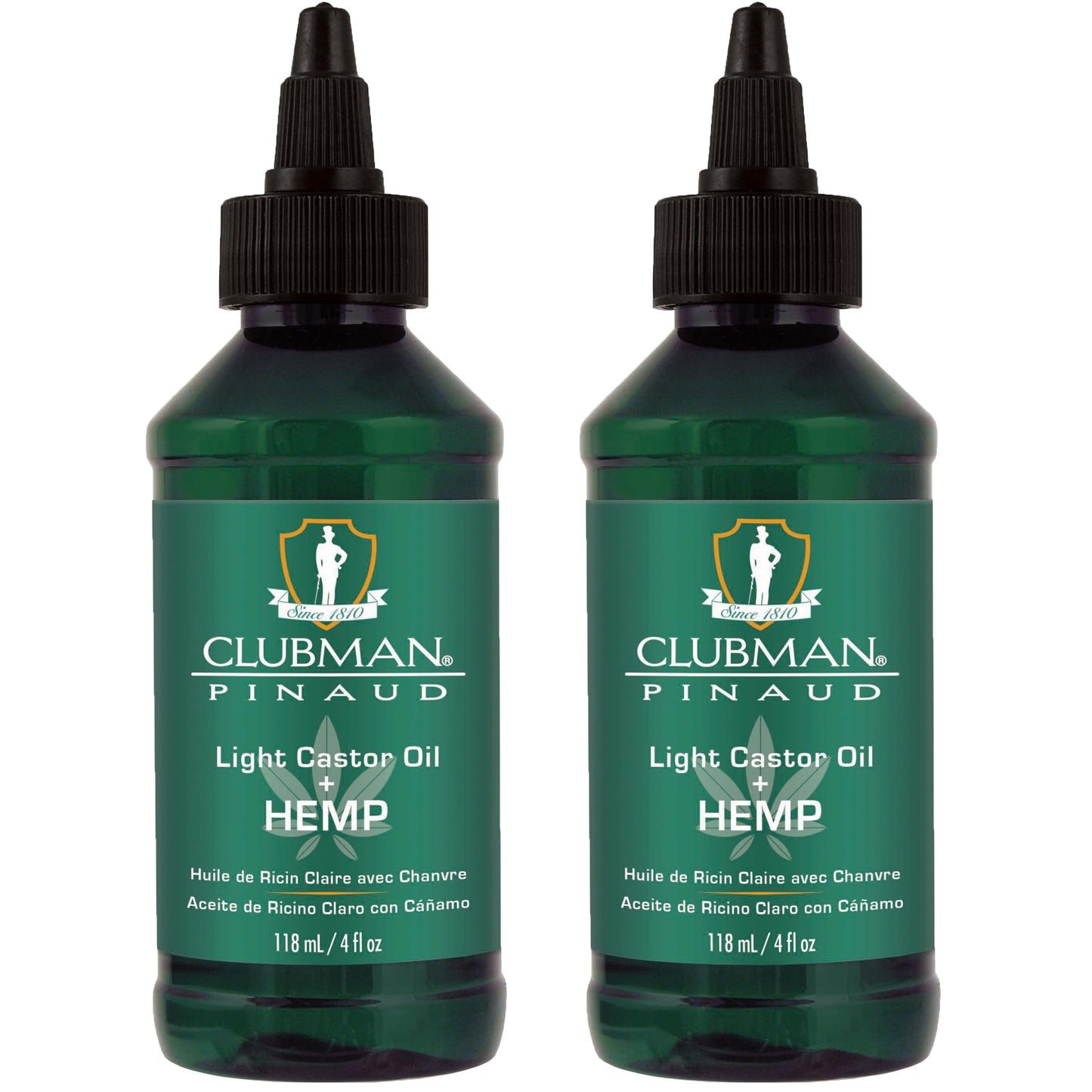 Clubman Pinaud Light Castor Oil + Hemp, Boosts thickness, Quench Dryness, Promotes Stronger and Shinier Hair, 4 fl oz Beauty & Personal Care Clubman