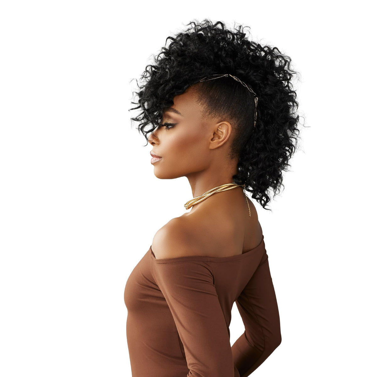 Sensationnel Curls Kinksandco ModCut 3pcs Bundles-Deep 10S,BALAYAGEHAZELNUT