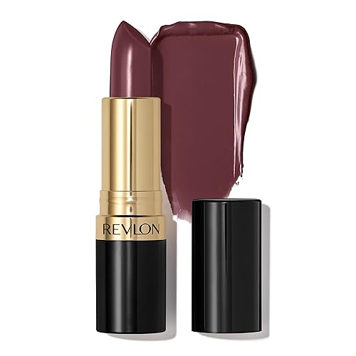 Revlon Super Lustrous Lipstick, Creamy Formula For Soft, Fuller-Looking Lips, Moisturized Feel, 045 Naughty Plum, 0.15 oz Beauty & Personal Care REVLON