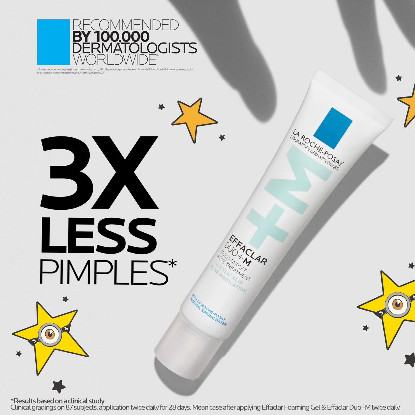 La Roche-Posay Minions Effaclar Salicylic Acid Acne Treatment For Face, Mattifying Acne Gel Cream Spot Treatment for Blackheads, Whiteheads & Pores Beauty and Personal Care La Roche-Posay