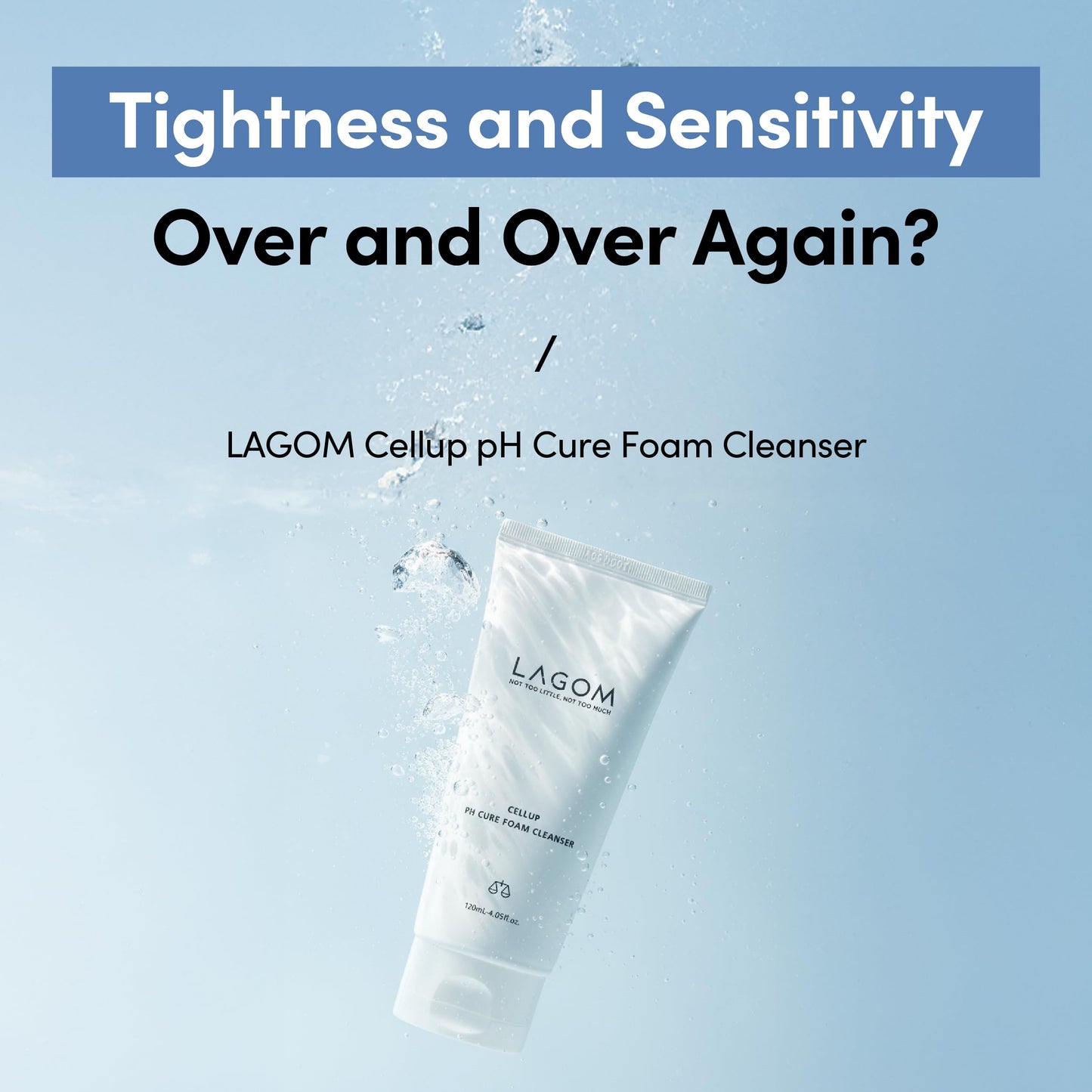 LAGOM Cellup pH Cure Foam Cleanser | Low pH, Skin Barrier Protection, Natural Deep Face Cleansing, K-Skincare, Mild, 5.5 Subacid for Sensitive Skin Beauty & Personal Care LAGOM