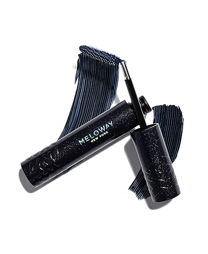 MELOWAY Your Way Mascara - Adjustable Wand, Lash-Conditioning Formula - Volumizing Lashes, Long-Lasting - Amino Acids, Argan Oil, Red Algae Extract Beauty & Personal Care MELOWAY