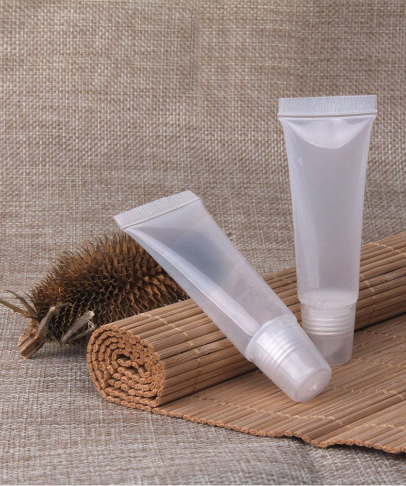 Wowlife 8ml Mini Clear Empty Lip Gloss Balm Container Soft Tubes Makeup Box (20 Pcs) Beauty & Personal Care Wowlife