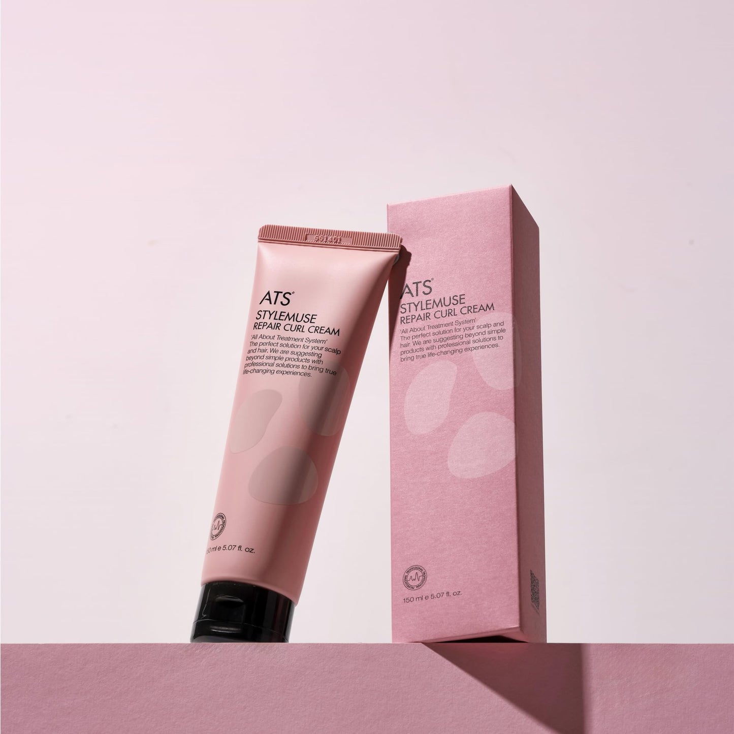 ATS Professional STYLEMUSE Repair Curl Cream Volume, Natural Hold and Soft, 5.07 fl.oz., Pink Beauty & Personal Care ATS Professional