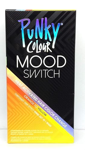 Punky Colour Orange To Yellow Mood Switch Heat Activated Hair Color Change, Temporary Hair Effect Beauty & Personal Care Punky