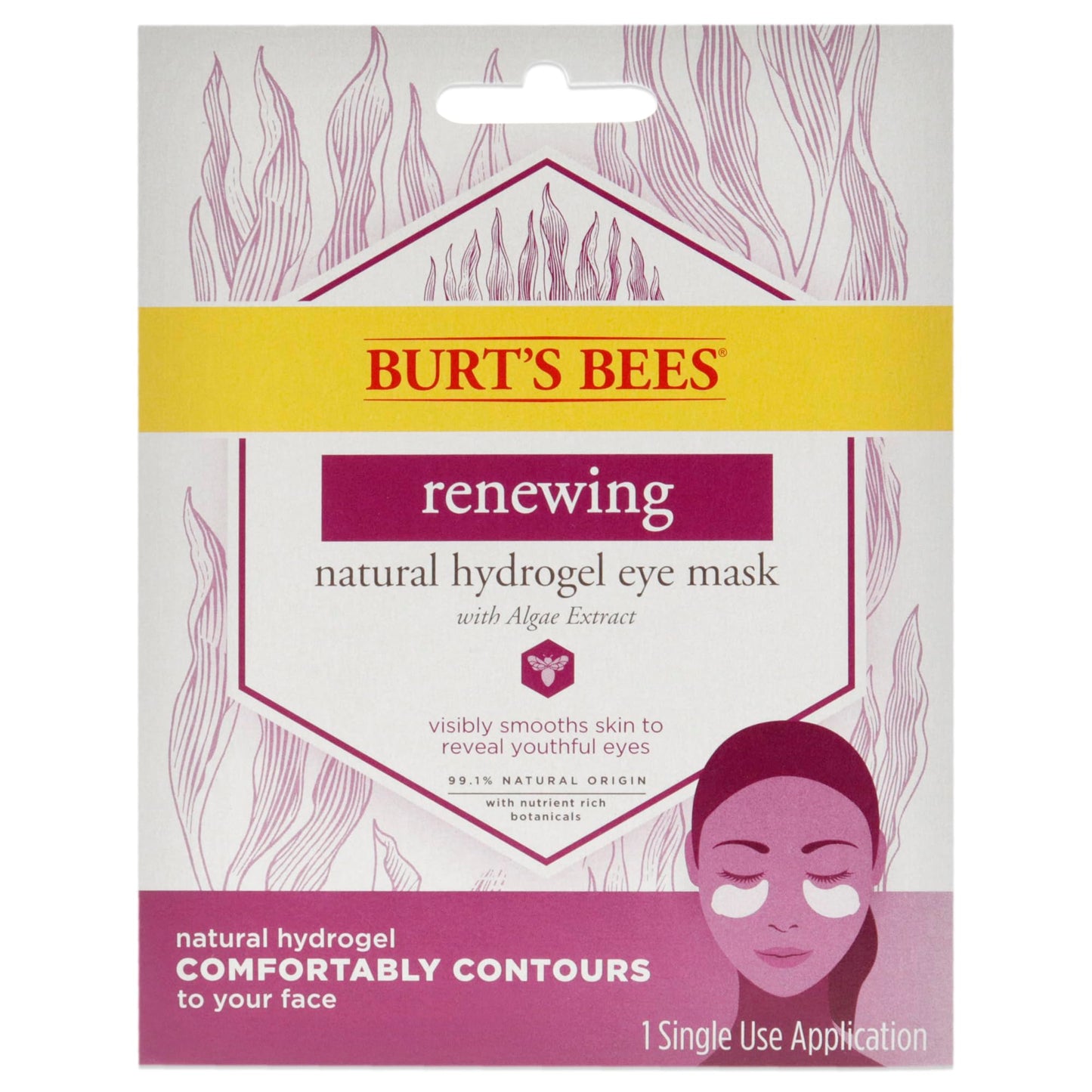Burt's Bees Burts Bees Renewing Natural Hydrogel Eye Mask Beauty & Personal Care Burt's Bees