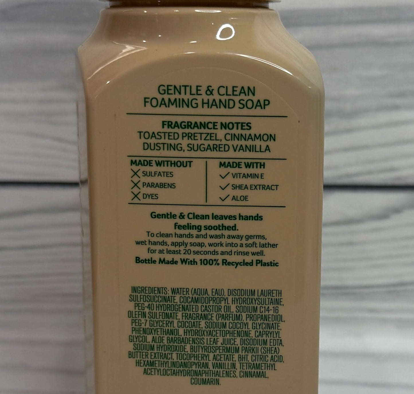 Bath and Body Works Cinnamon Sugar Pretzel Cookie Gentle Foaming Hand Soap Pack of 3 Beauty & Personal Care Bath & Body Works