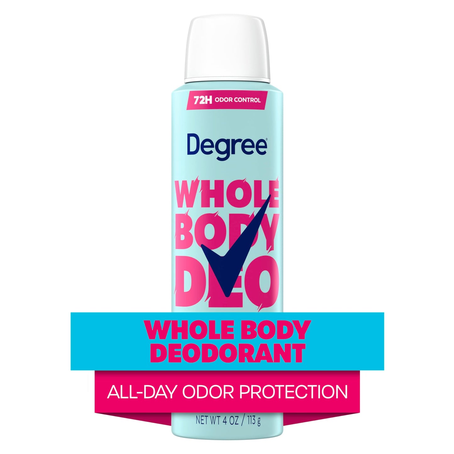 Degree Women Whole Body Deodorant Spray, Rose & Waterlily Scent, Aluminum Free 72H Odor Protection 4 oz Beauty and Personal Care Degree