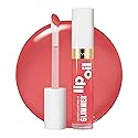 REVLON Super Lustrous Glimmer Lip Oil, Moisturizing & Tinted, Shiny Finish, Made with Plant-Based Squalane, 007 Posh Peach, 0.13 fl oz Beauty & Personal Care REVLON