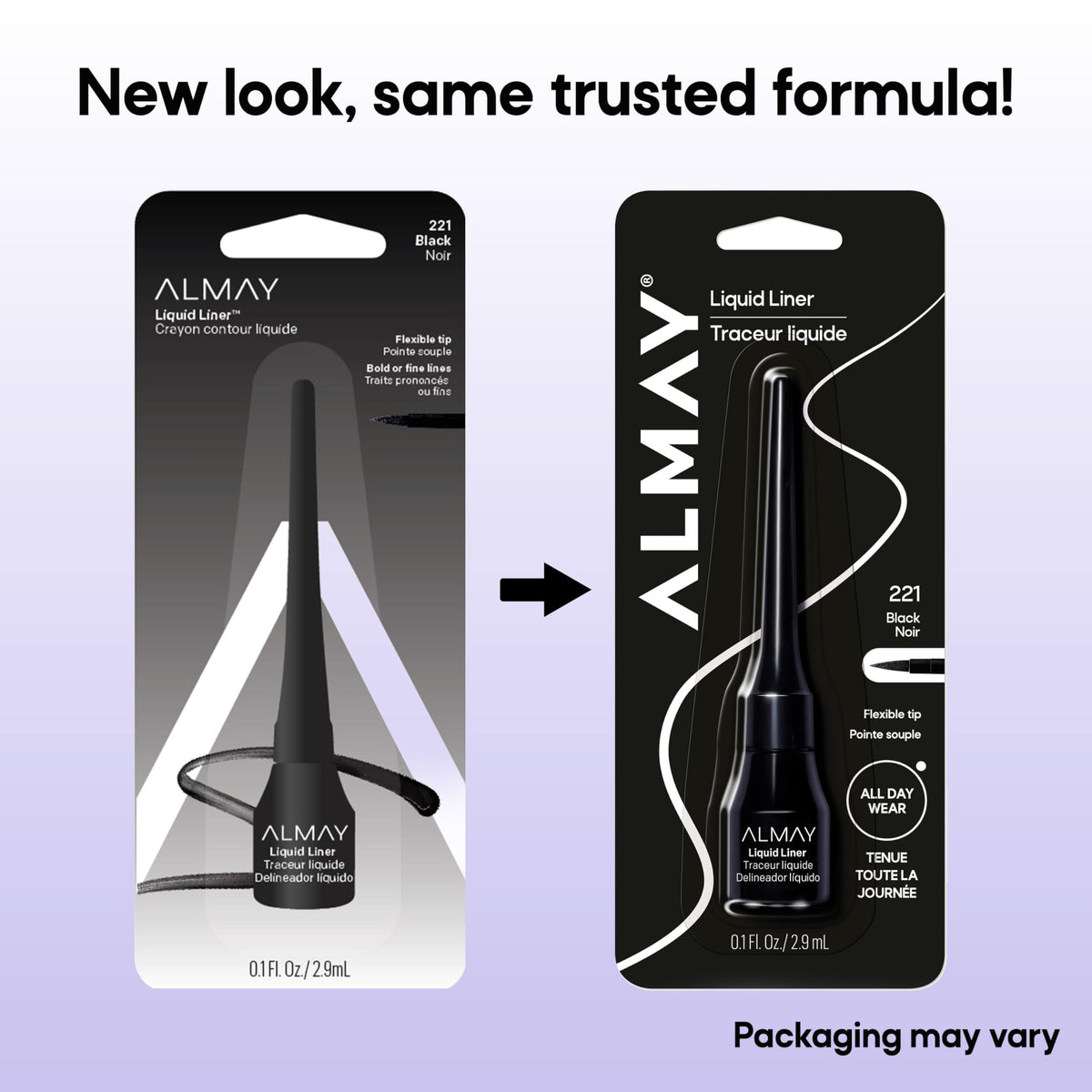 Almay Liquid Eyeliner, Waterproof, Fade-Proof Eye Makeup, Easy-to-Apply Liner Brush (Packaging May Vary), 222 Brown Beauty & Personal Care Almay