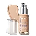 Revlon Illuminance Skin-Caring Liquid Foundation, Hyaluronic Acid, Hydrating and Nourishing Formula with Medium Coverage, 201 Creamy Natural, 1 fl oz Beauty & Personal Care REVLON