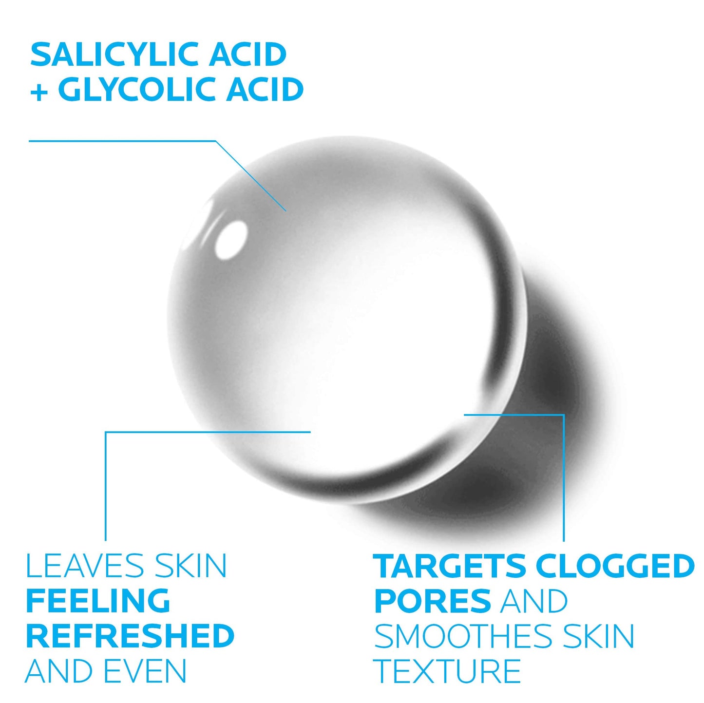 La Roche-Posay Effaclar Clarifying Solution Acne Toner with Salicylic Acid and Glycolic Acid, Pore Refining Oily Skin Toner, Gentle Exfoliant Beauty & Personal Care La Roche-Posay