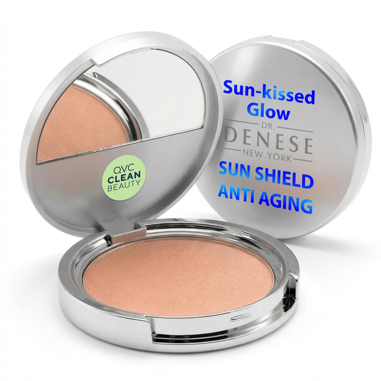 Dr. Denese SunShield Anti Aging Bronzer 0.3 oz - Powder Makeup with Multi Peptides & Ceramide for Natural Matte Finish, Light Shimmer & Youthful Beauty & Personal Care Dr. Denese