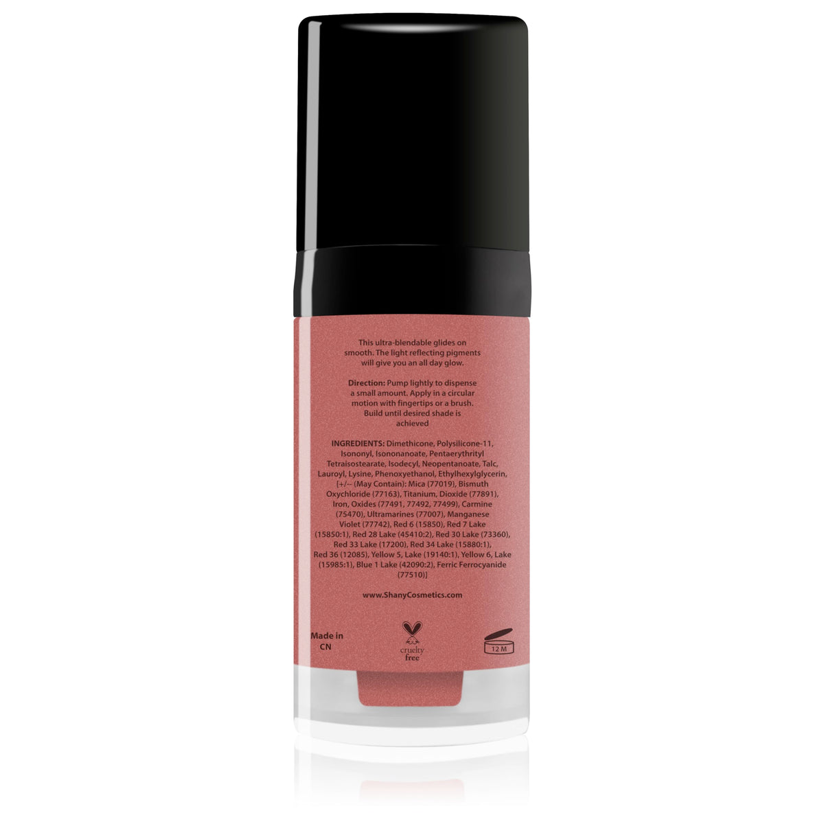 SHANY Paraben Free HD Liquid Cream Blush - Creamy & Blendable Color - ON DUTY Beauty & Personal Care SHANY