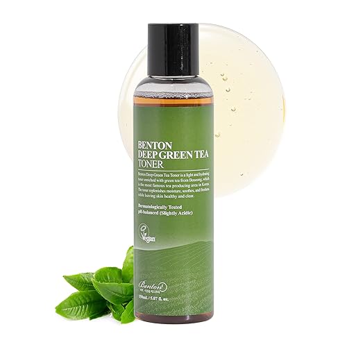 BENTON Deep Green Tea Toner - 150ml (5.07 fl.oz) for Face, Sensitive & Oily Skin Beauty & Personal Care BENTON