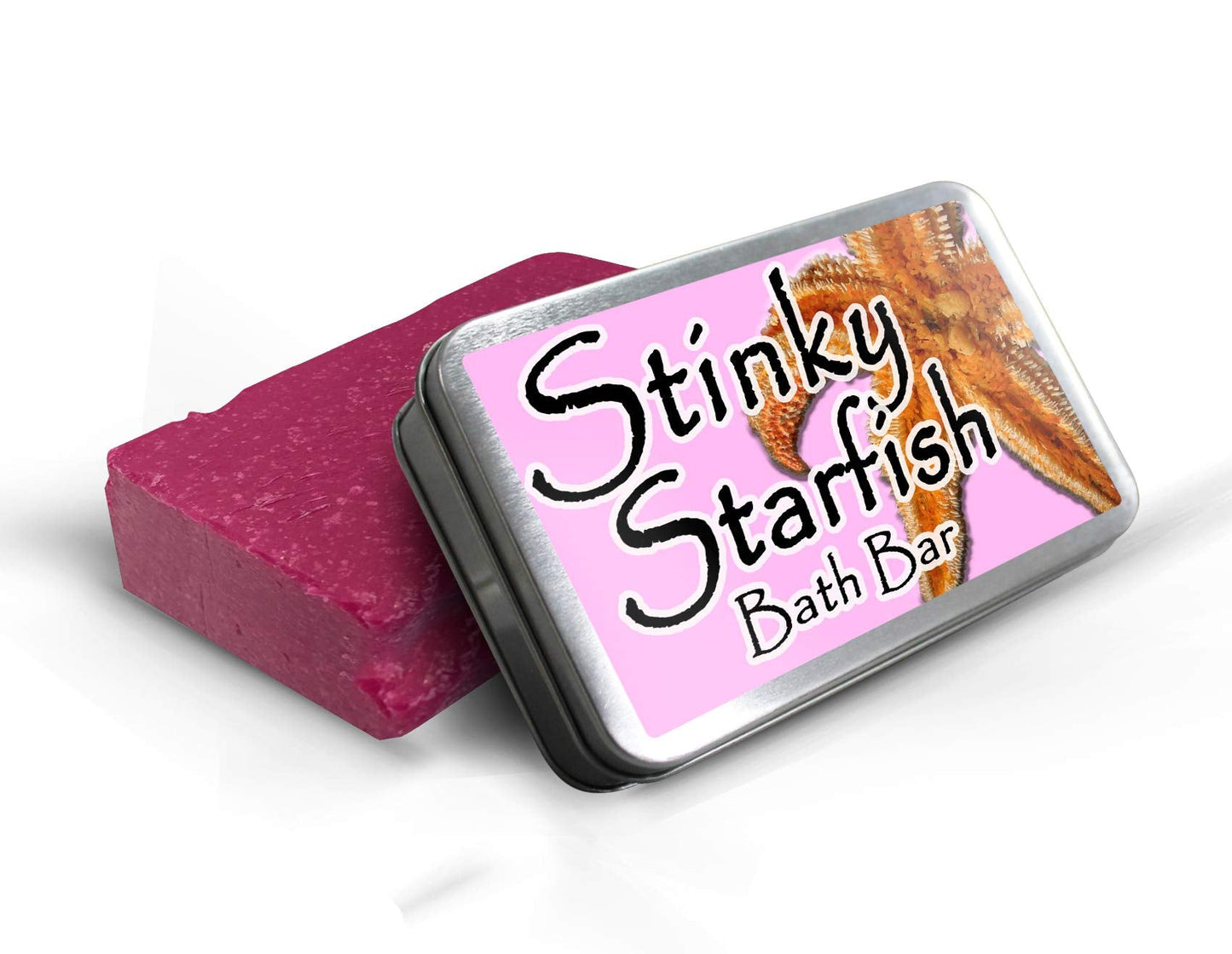 Gears Out Stinky Starfish Bath Bar - Funny Starfish Design - Novelty Bath Soap for Women - Pink Soap - Handcrafted - Made in the USA Beauty & Personal Care Gears Out