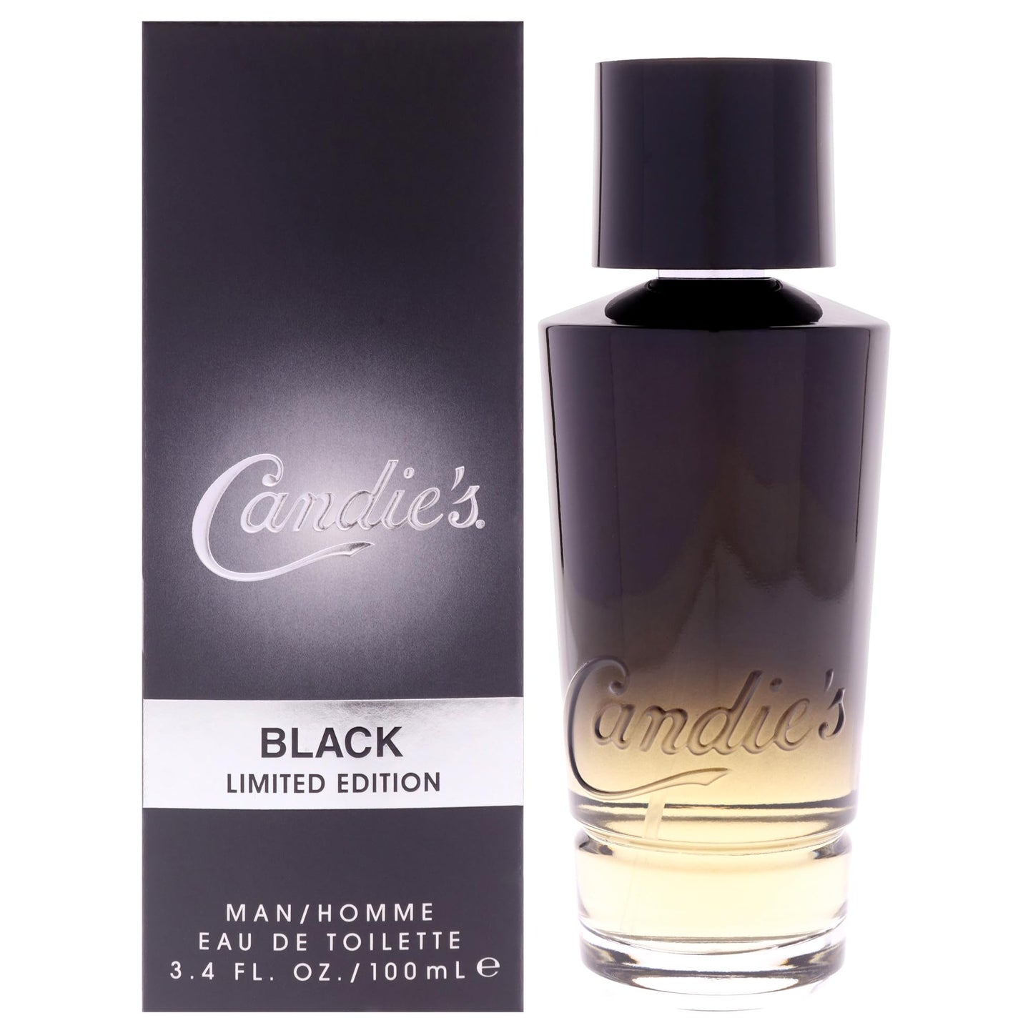 CANDIE'S Black For Him Eau de Toilette - Long-Lasting Cologne for Men, Sweet Masculine Scent, Strong Body Spray, Ideal for Daily Wear, Lasts All Day Beauty & Personal Care CANDIE'S