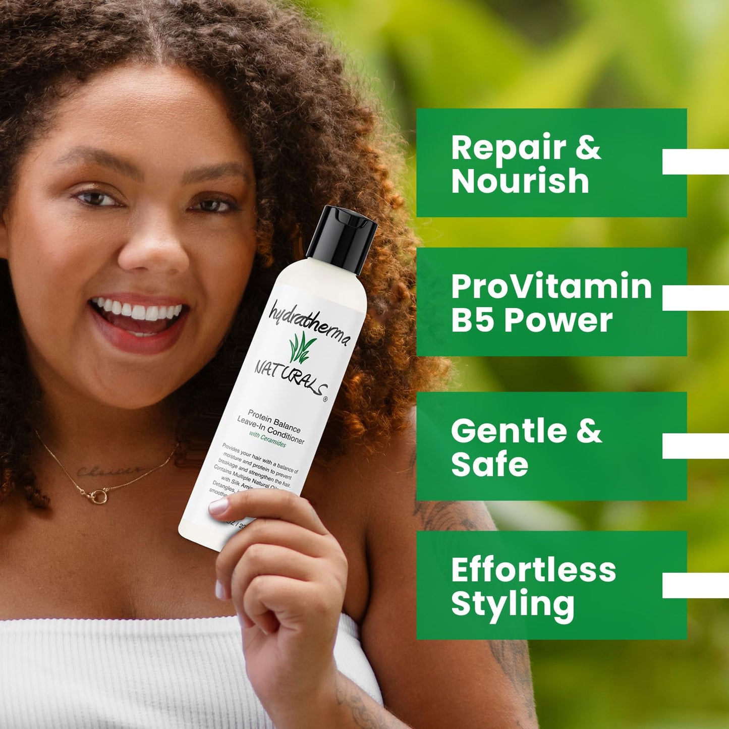 Hydratherma Naturals Protein Balance Leave-in Conditioner, 8 Oz Beauty & Personal Care Hydratherma Naturals