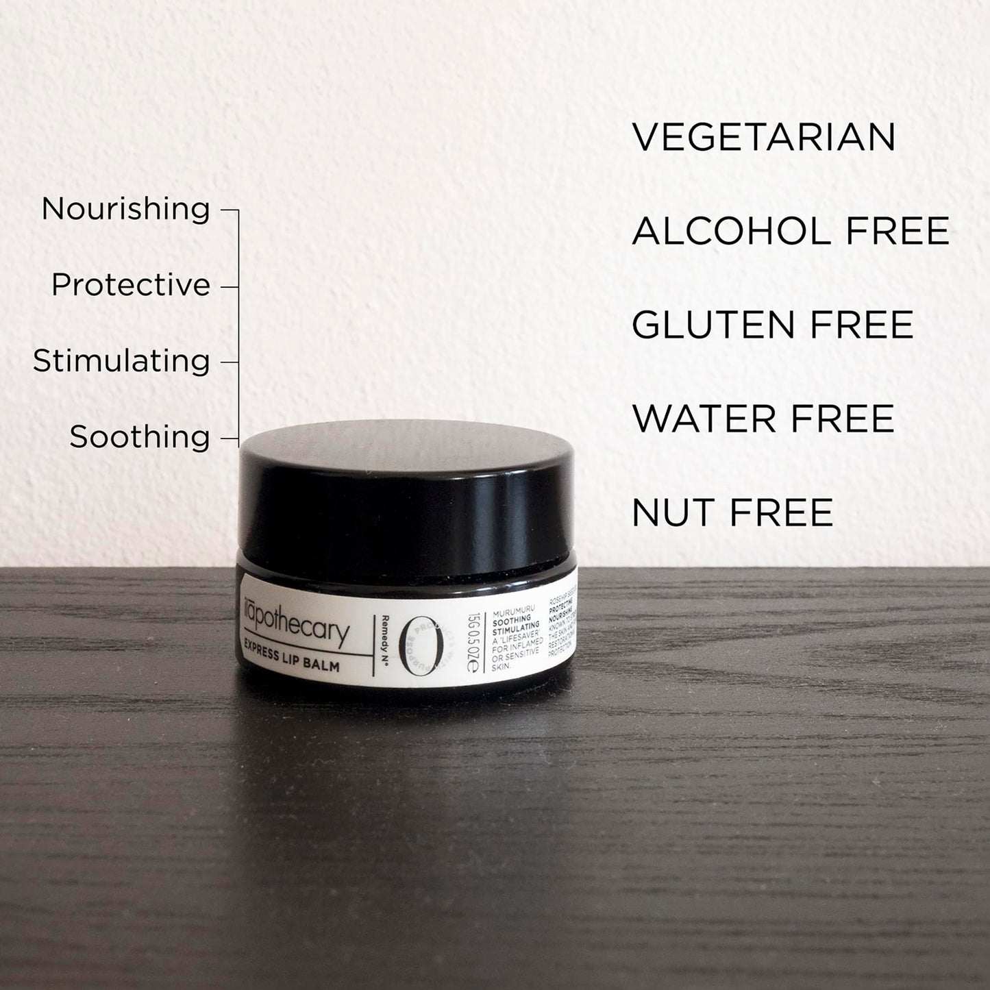 ilapothecary Express Lip Balm - Nourishes and Hydrates - Gluten Free with Vitamin A, Rosehip, and Murumuru - Alcohol Free - Vegan - 0.5 oz Beauty and Personal Care ilapothecary