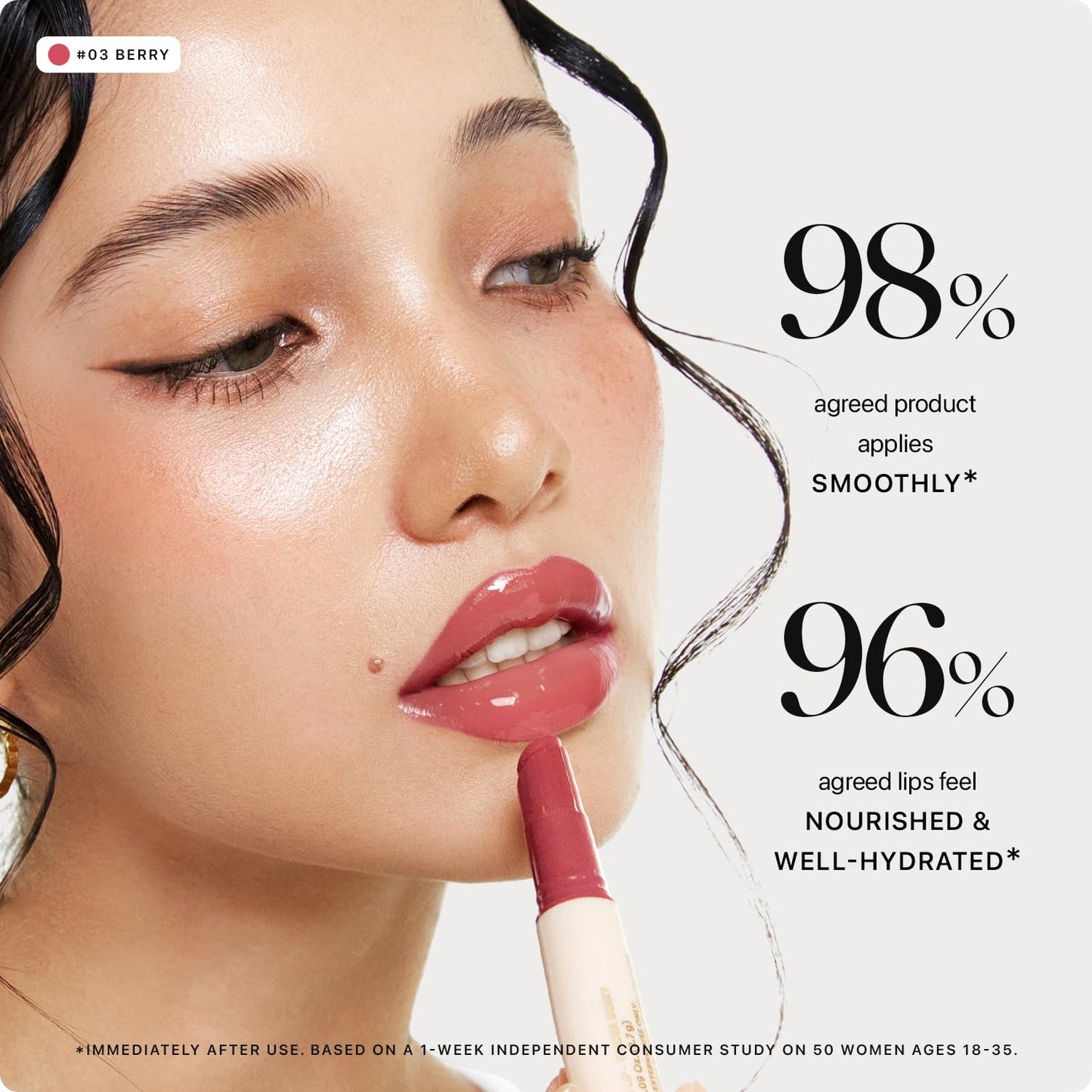 Nature Republic HONEY MELTING LIP (03 BERRY) SOFT LIP STICK, Hydrating Gloss, Moisturizing balms, Sheer tint, Shine & Glowy Finish, korean make up Beauty and Personal Care Nature Republic