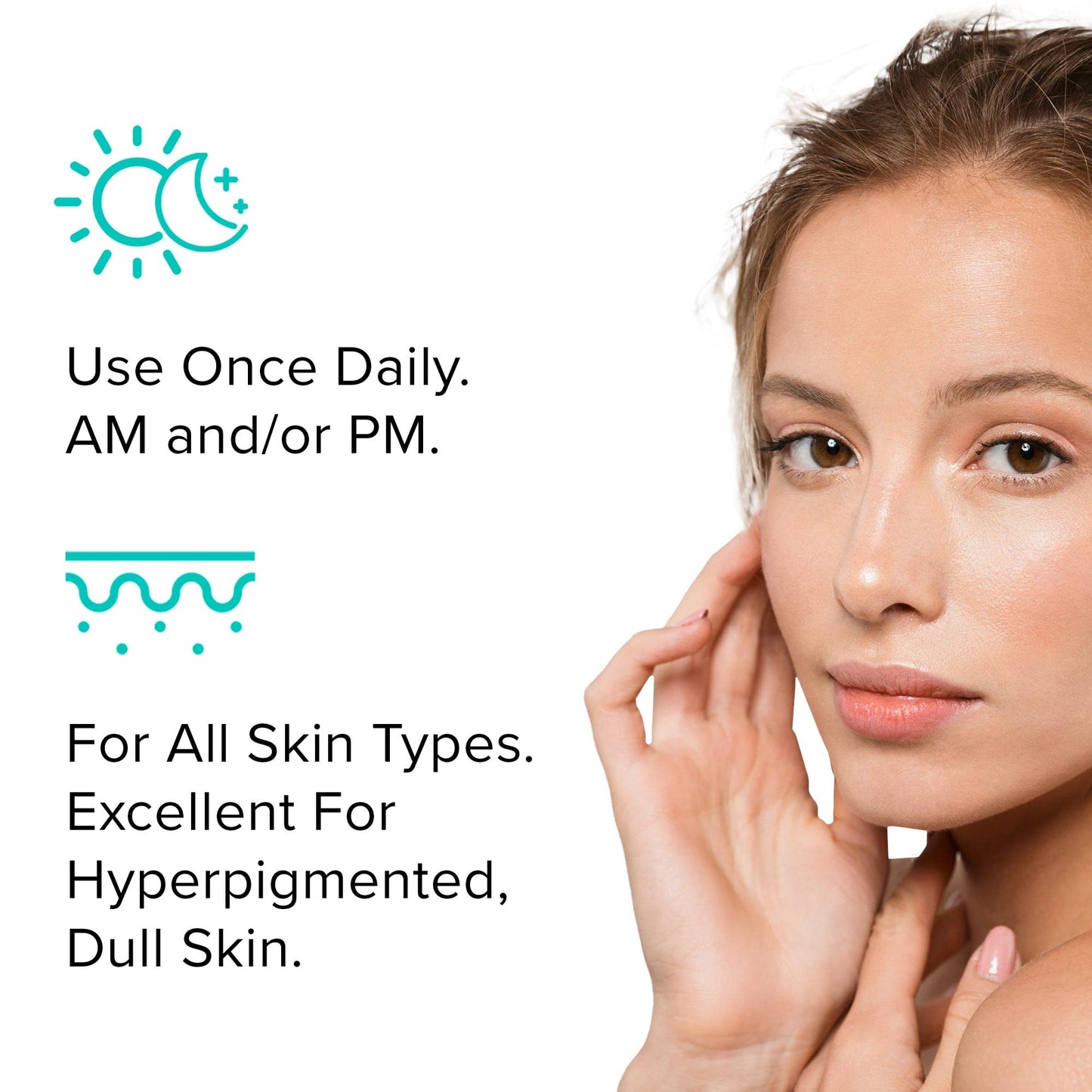 ClarityRx Let There Be Light Powerful Brightening Face Serum, Plant-Based Natural Hydrating Treatment with Hyaluronic Acid for Hyperpigmentation, Dark Beauty & Personal Care ClarityRx