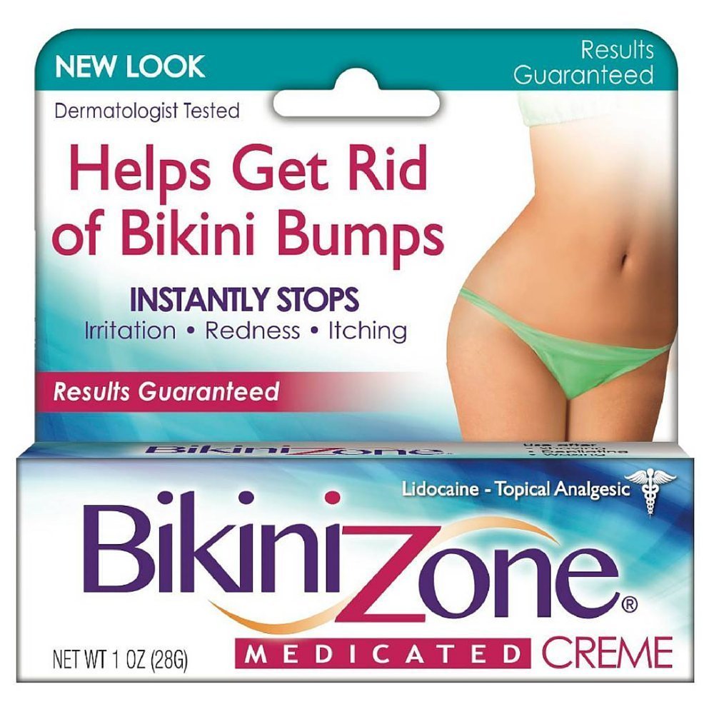 Bikini Zone Medicated Creme for Bikini Area 1 oz (Pack of 6) Beauty and Personal Care Bikini Zone