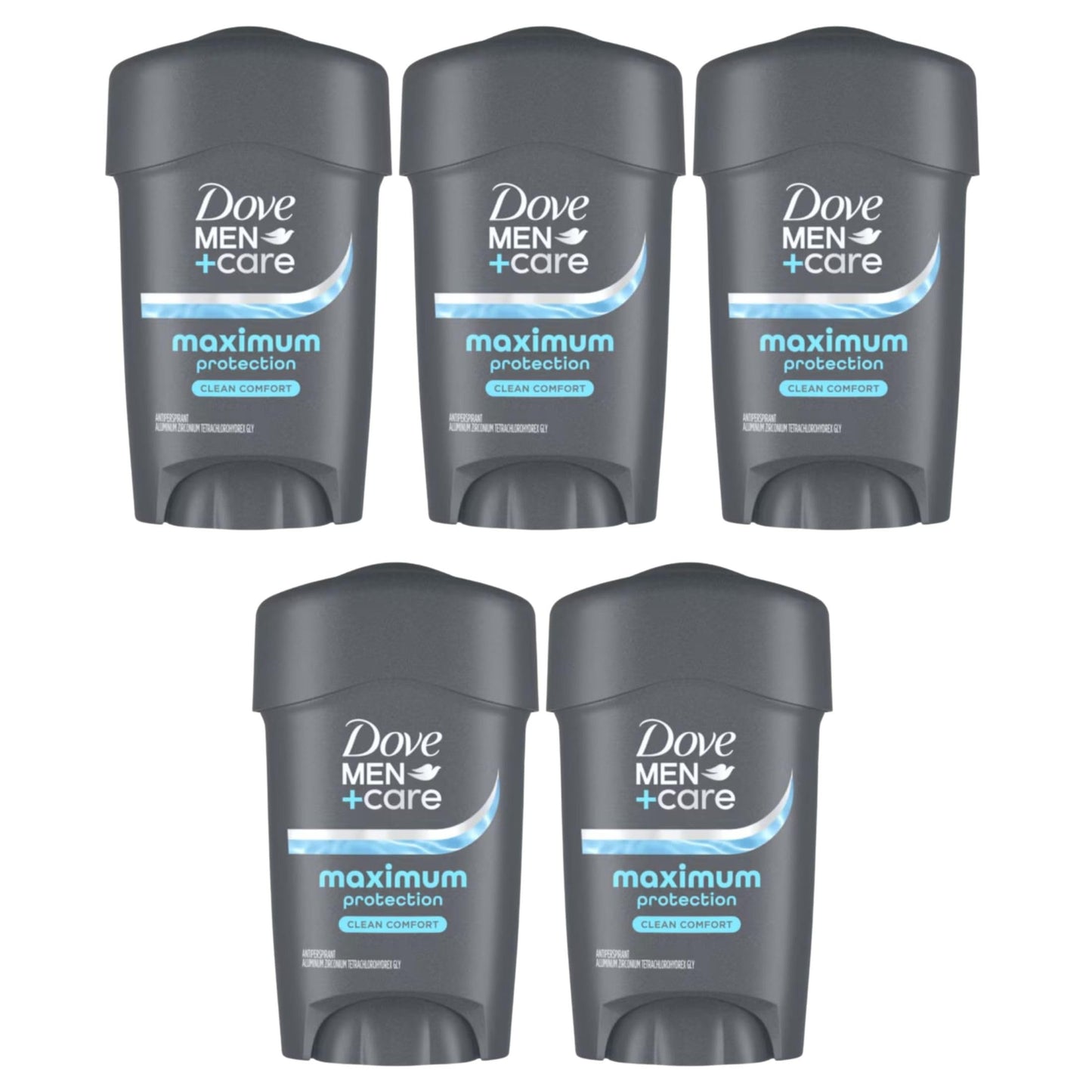 Dove Men + Care Clinical Protection Antiperspirant Deodorant Solid Clean Comfort 1.70 oz (Pack of 5) Beauty and Personal Care Dove