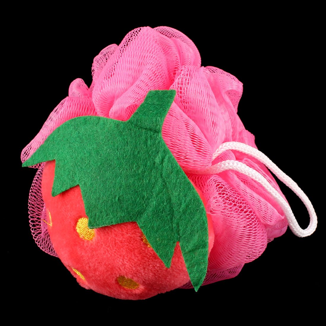 Ruilogod Home Bathroom Strawberry Design Washing Foam Bubble Mesh Bath Shower Sponge Ball (id: a07 d0b 093 e41 08e Beauty and Personal Care Ruilogod
