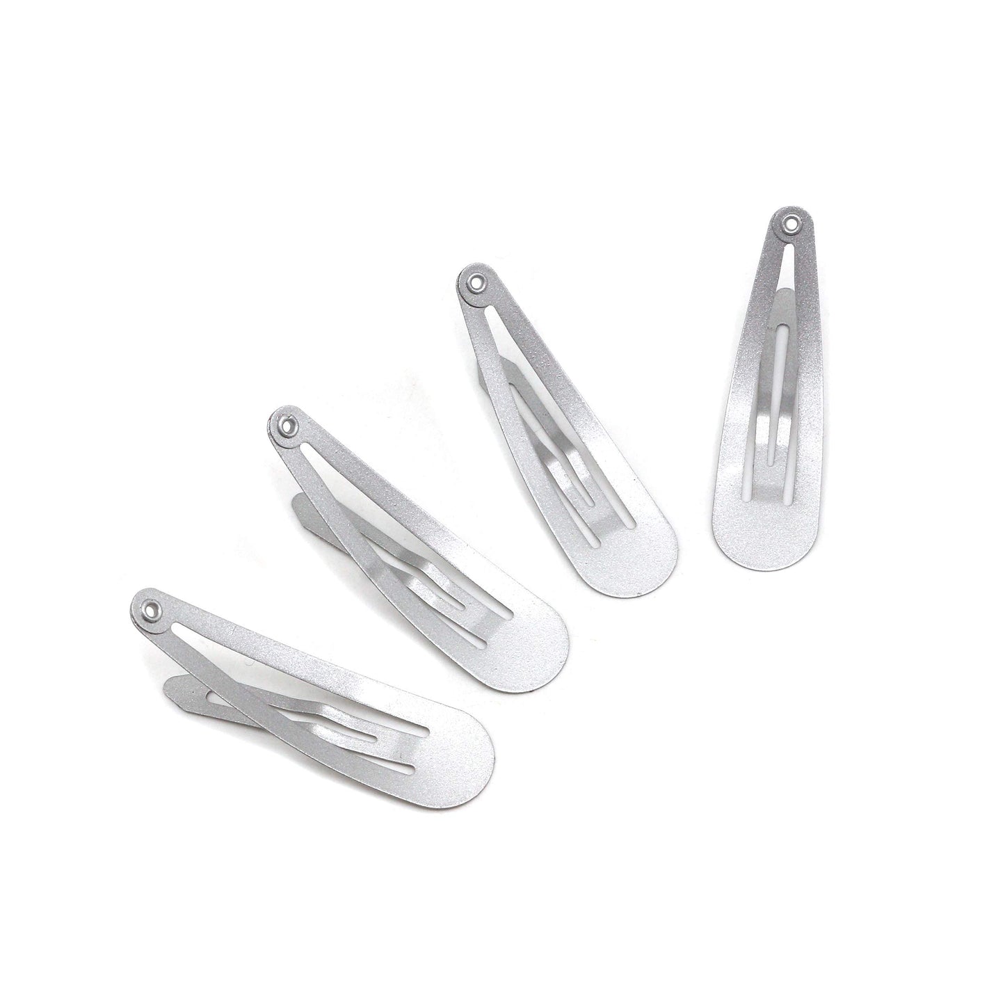 Dofash 12PCS Snap Hair Clips For Women-Non Slip & Metal Hair Barrettes, 5cm 2'' Small Clips For Thin & Fine Hair, Silver Grey Beauty & Personal Care Dofash