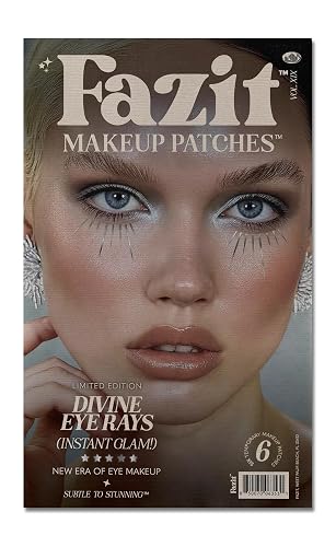 Fazit Makeup Patches - Halloween Divine Eye Speckles - Glow Up Make-Up Patches - Cute Glitter Makeup Accessories for Women - Cosmetic Glitter for Face Beauty & Personal Care Fazit