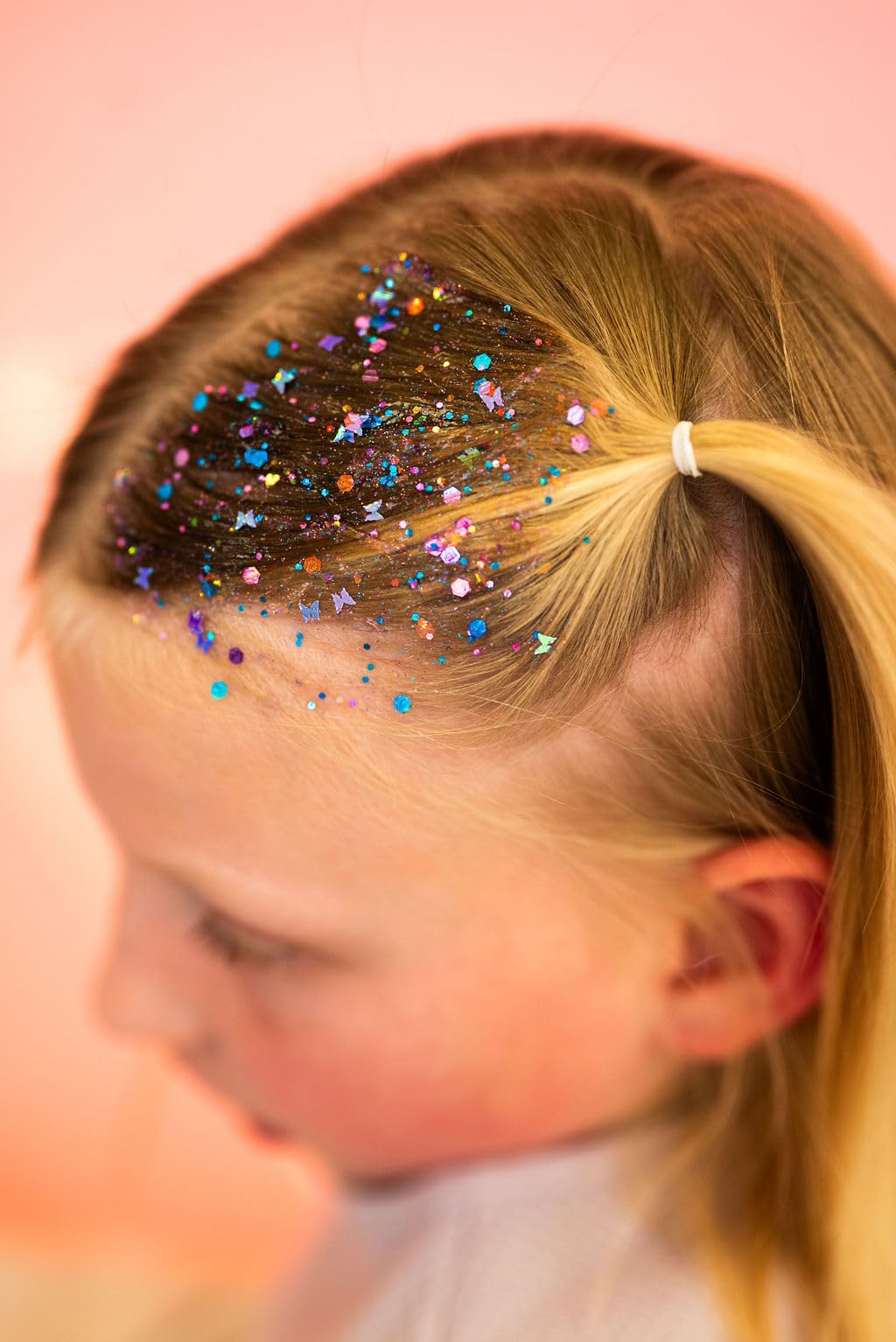 Hair Glitter Gel by Gussy Up- Water-Based Quick-Drying Sparkle for Kids & Adults - Clear-Dry Formula - Washable Festival & Party Hair Glitter - 20ml Beauty & Personal Care Gussy Up