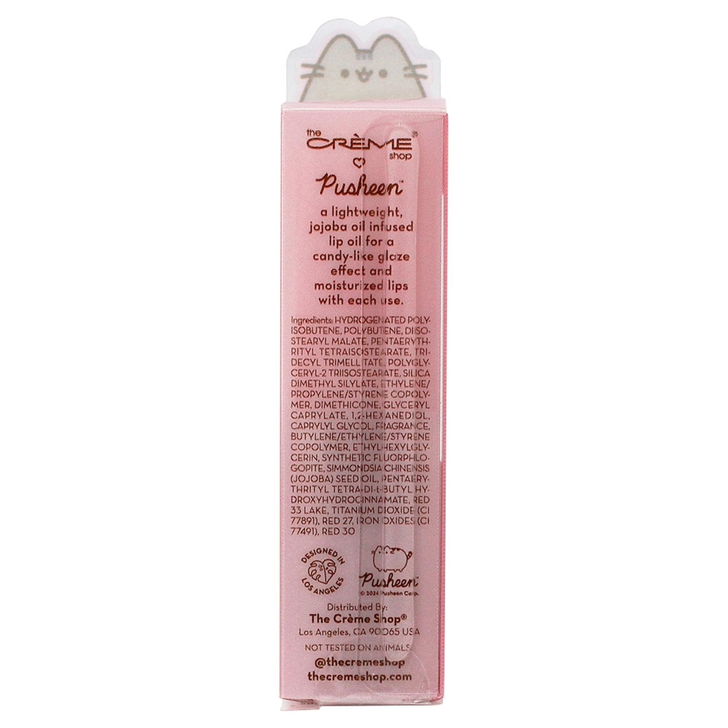 The Crème Shop x Pusheen Candy Glaze Lip Oil - Korean Lip Gloss Oil Formulated with Jojoba & Hyaluronic Acid to Hydrate, Soften, and Moisturize Lips Beauty and Personal Care The Crème Shop