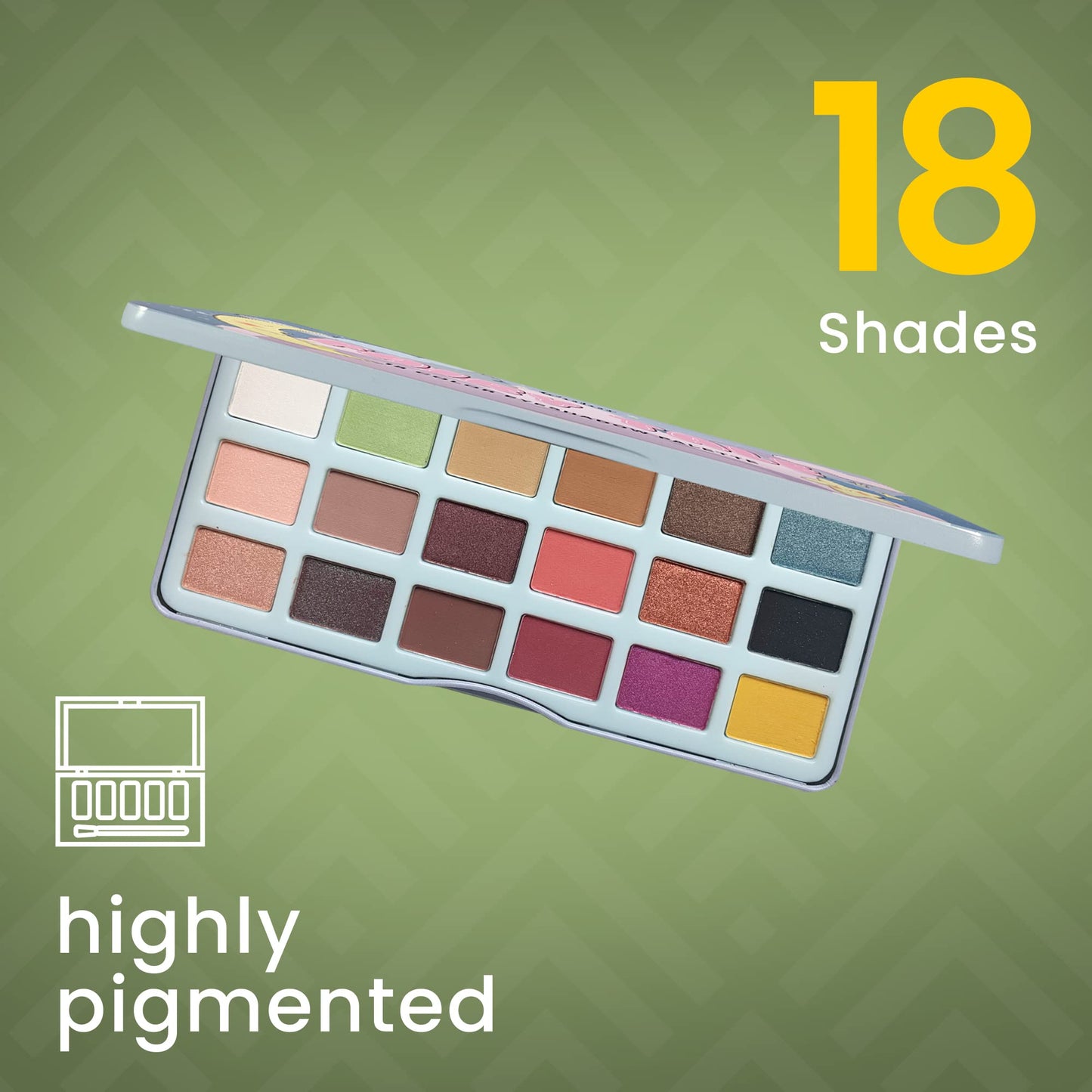 Ccolor Cosmetics Fairy Tale Eye Shadow Palette Makeup, 18 Ultra-Blendable, Vibrant Matte & Shimmer Eyeshadow - Eyeshadow Palette Set With Mirror… Beauty & Personal Care Ccolor
