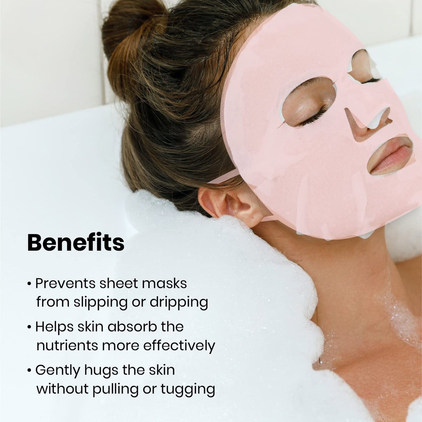 Lindo Silimask - Reusable Anti-Wrinkle Silicone Face Mask Holder for Sheet Masks, Moisturizing Facial Mask Cover, Prevent Evaporation, Beauty Face Beauty & Personal Care Lindo